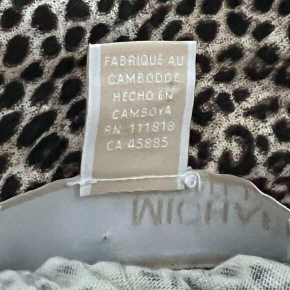 Michael Michael Kors Animal Print Top Size L - Picture 6 of 6